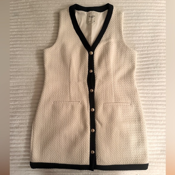 Abercrombie & Fitch tweed mini dress - size L - Picture 2 of 4